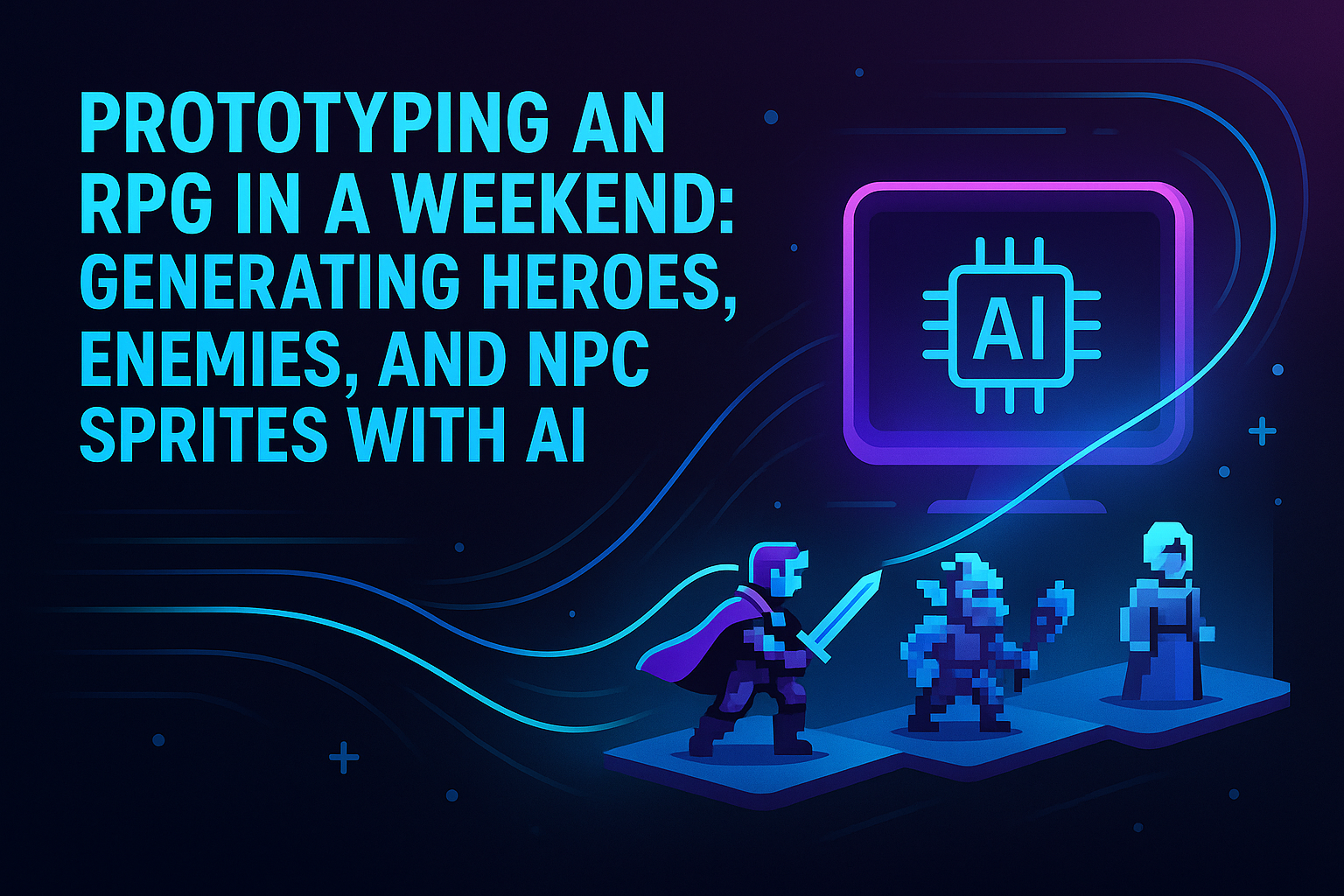 Prototyping an RPG in a Weekend: Generating Heroes, Enemies, and NPC Sprites with AI