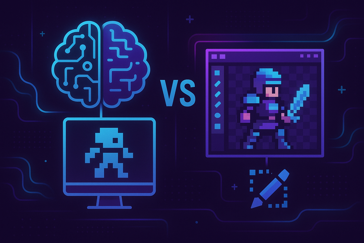AutoSprites AI vs Aseprite: When to Choose AI Generation Over Traditional Pixel Art Tools